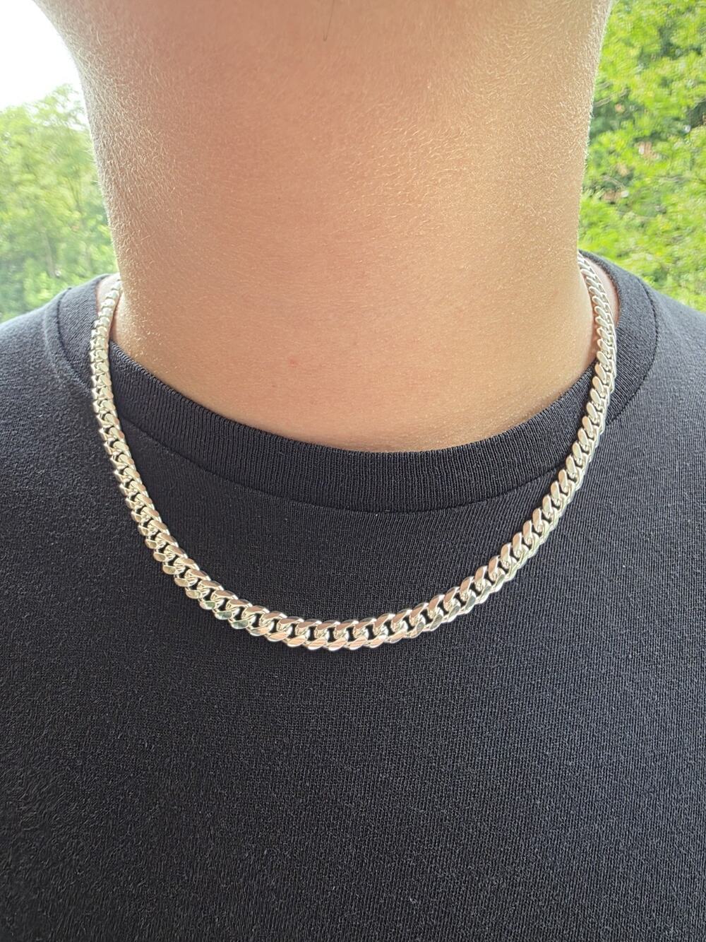 Brand New Sterling Silver 925 Cuban Link 6MM Chain 18''
